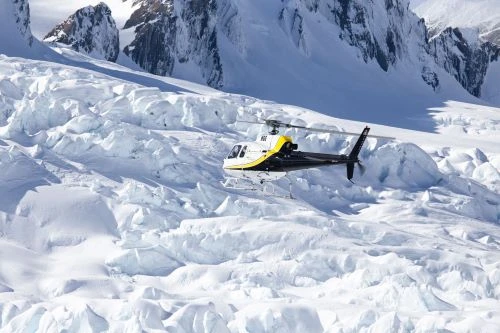 Helicopter tour over Franz Josef Glacier