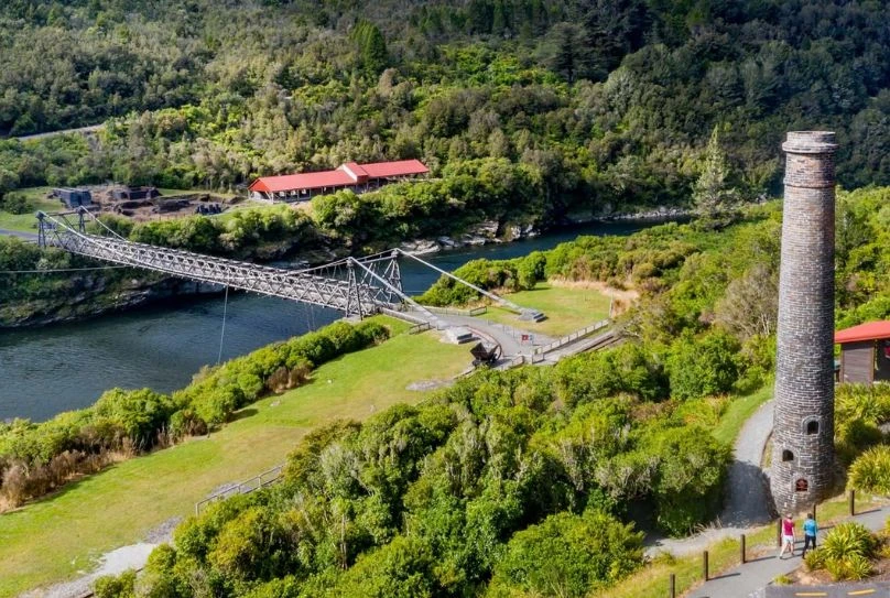 Aerial view of Brunner Mine Site