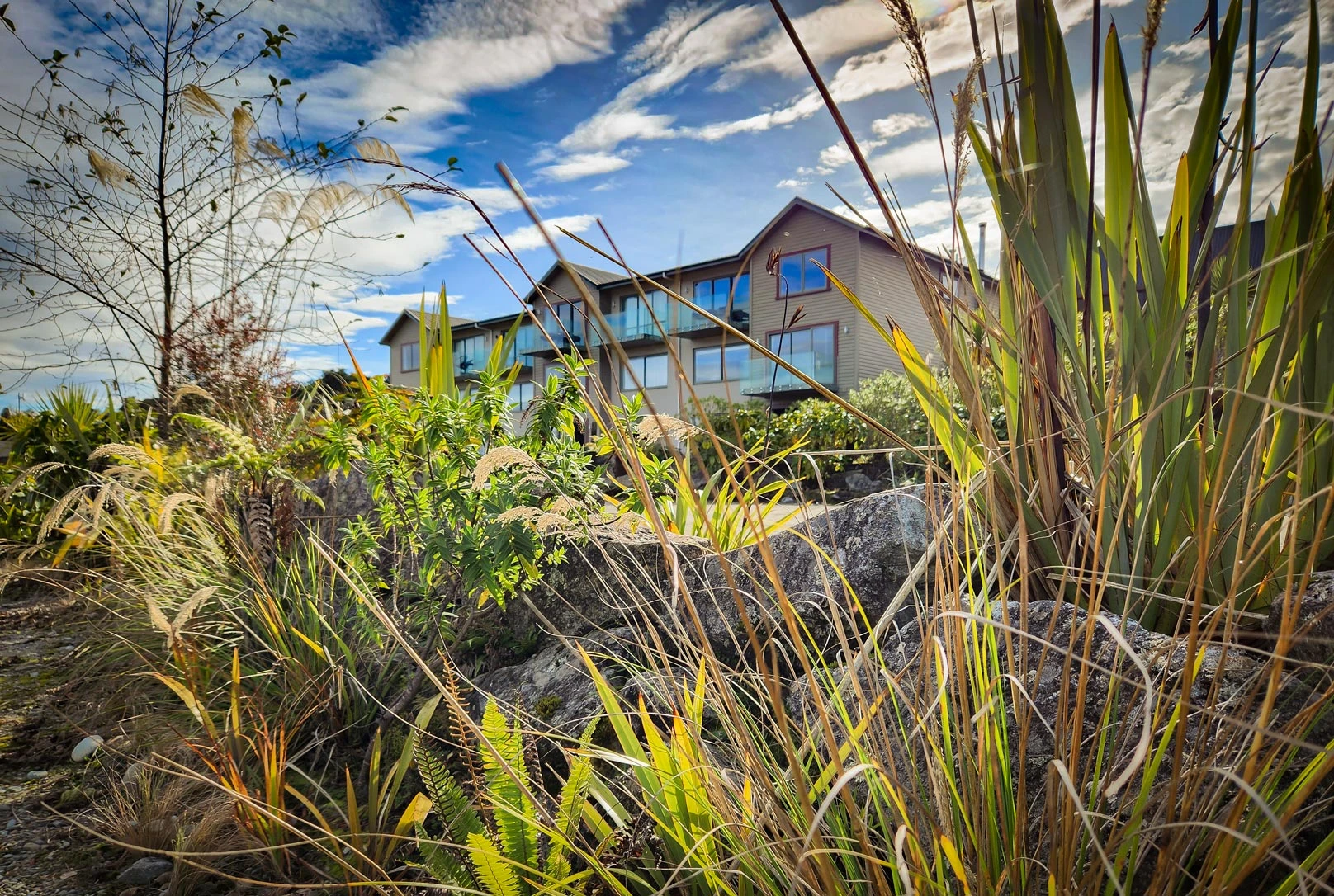 Exterior view of Hotel Lake Brunner