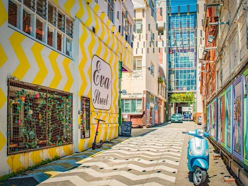 Hannah's Laneway in Wellington city