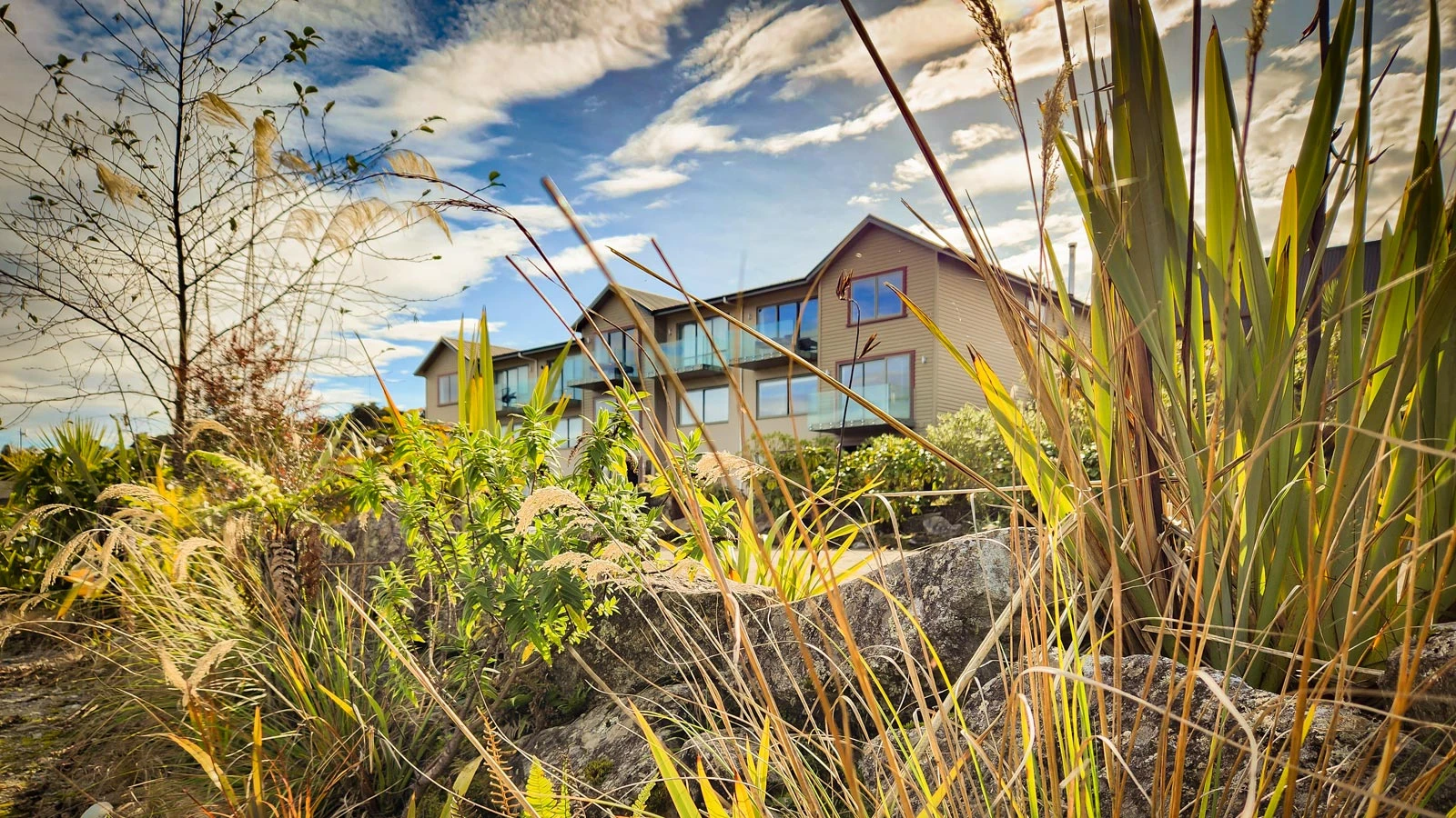 Exterior view of Hotel Lake Brunner