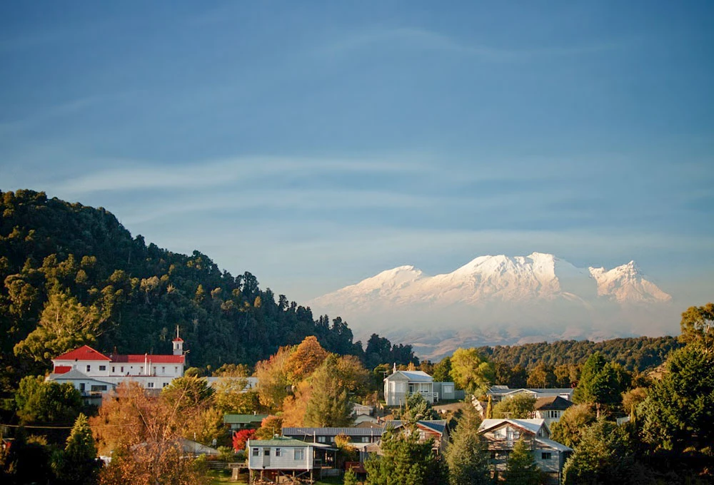 Beautiful Autumn day in Ohakune Mt Ruapehu