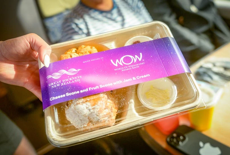Afternoon tea on the Northern Explorer WOW train
