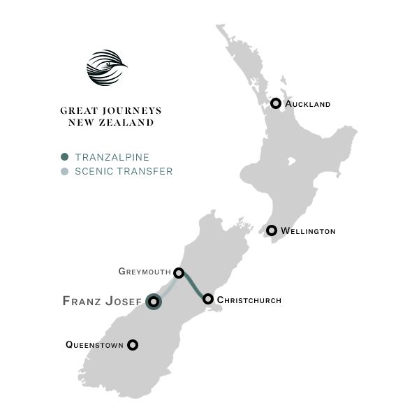 Franz Josef New Zealand Rail Map 600x600