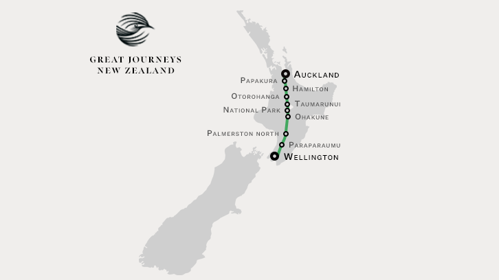 Northern Explorer Railway Stations Map