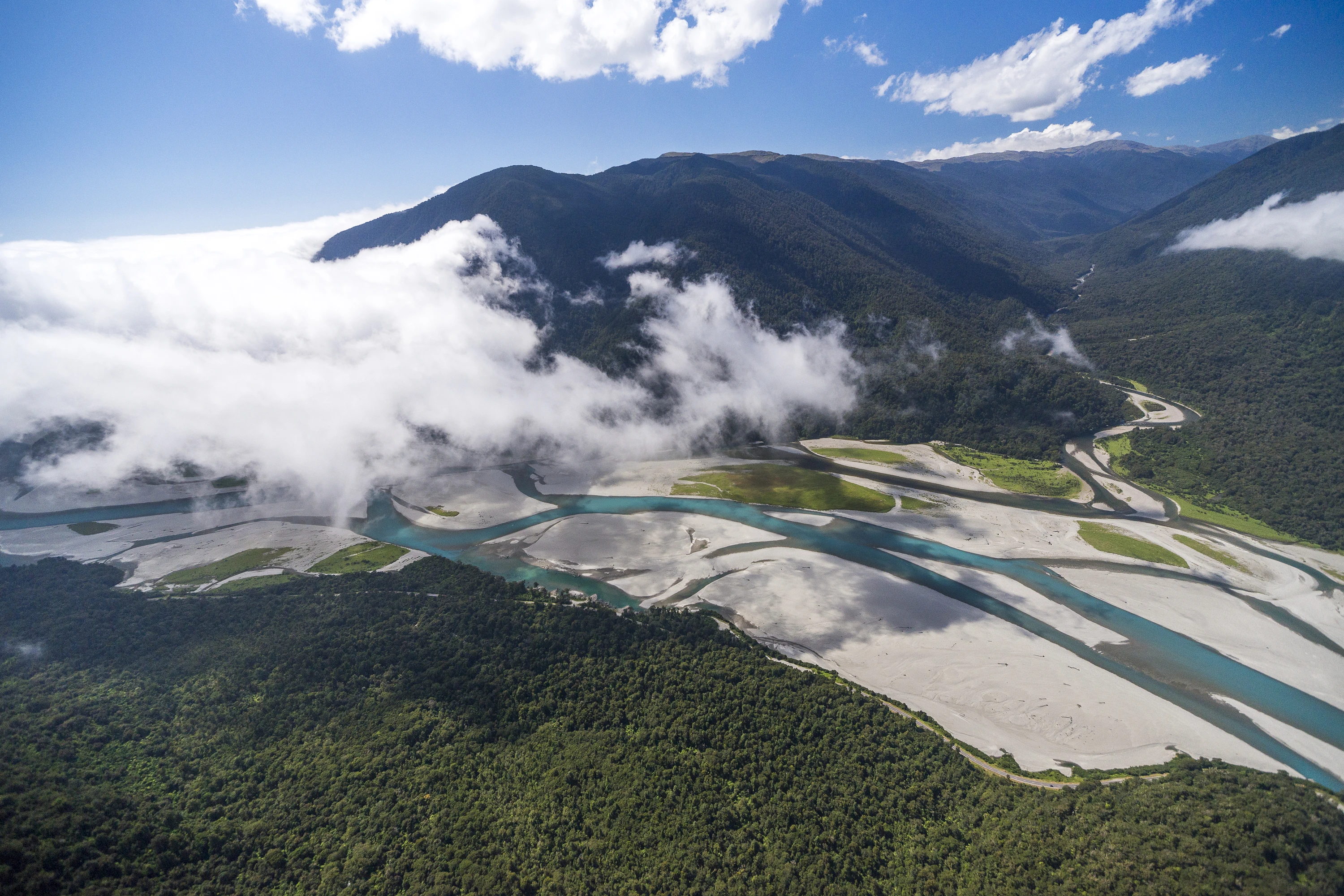Travel through the Haast Pass