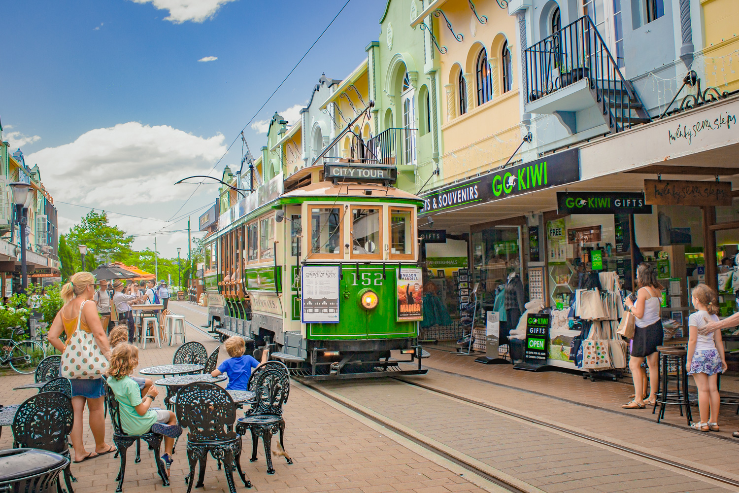 GI2 Christchurch tram on New Regent Street RH9489