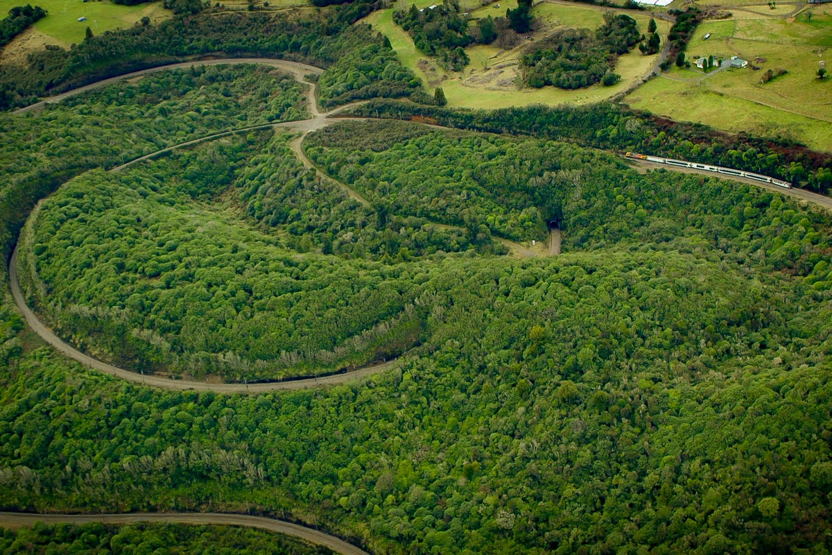 The Raurimu Spiral, a New Zealand rail engineering marvel