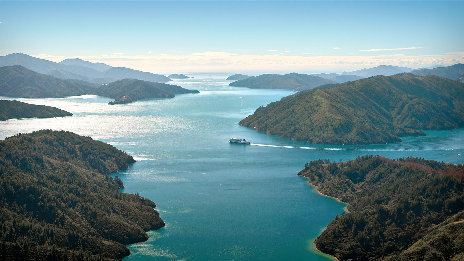 OG InterIslander Cruising through Marlborough Sounds 